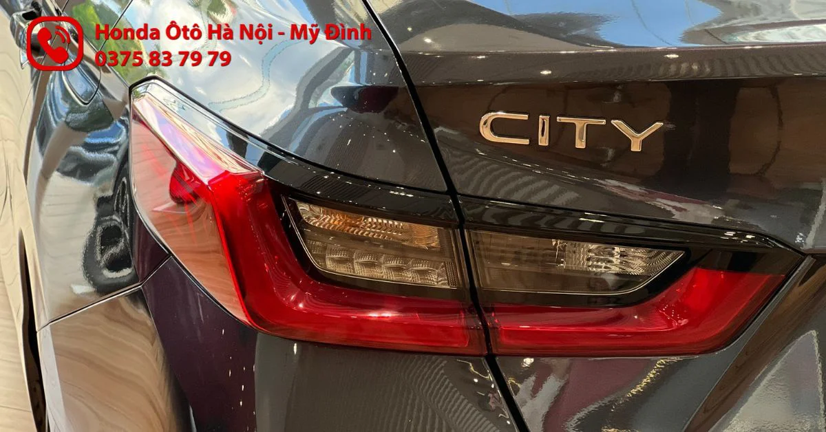 Đèn hậu xe Honda City bản L 2023 màu xám 