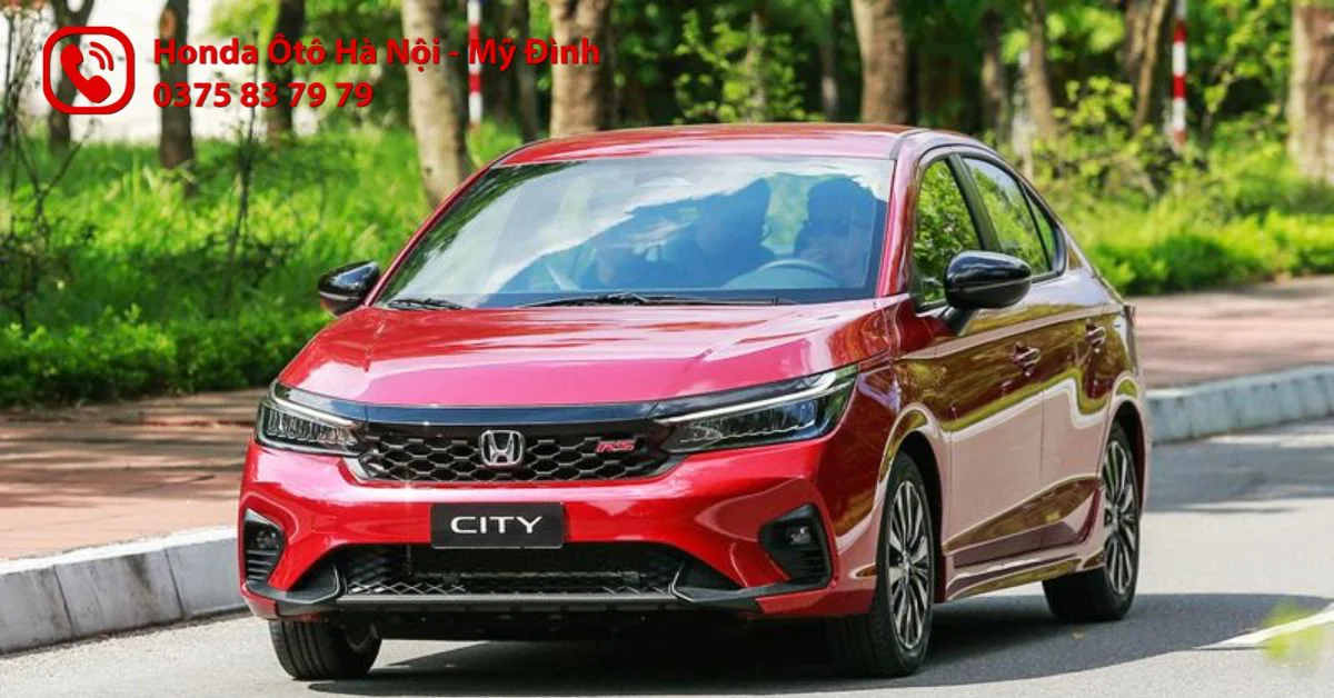 Honda City 2023 màu đỏ cá tính nổi bật