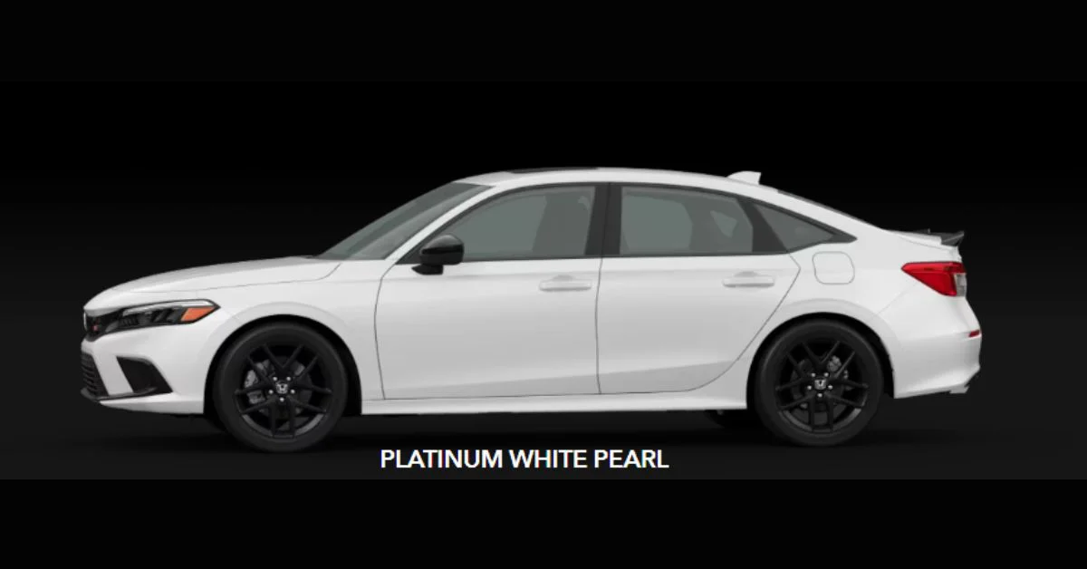 Honda Civic Si màu trắng (Platinum White Pearl)