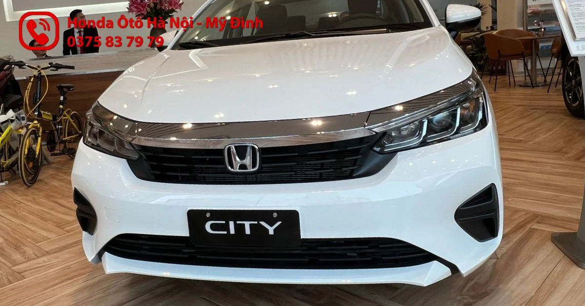 Lưới tản nhiệt xe Honda City bản L 2023 màu trắng 