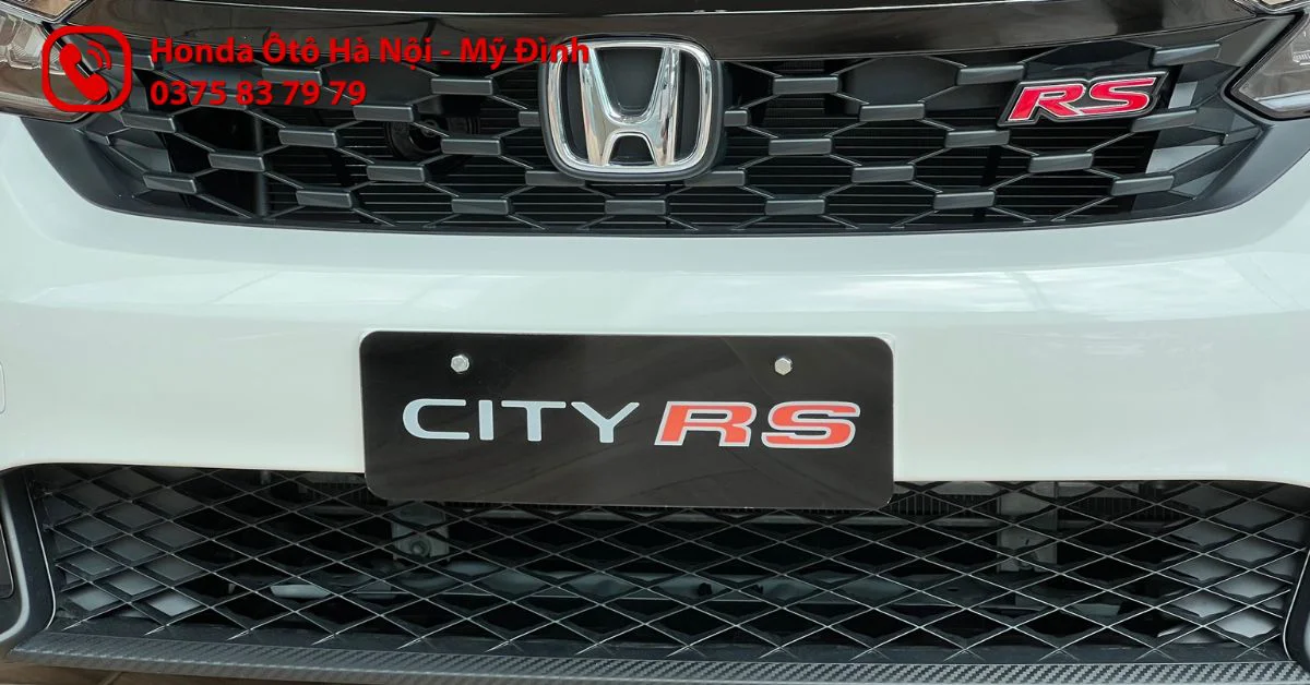 Lưới tản nhiệt xe Honda City RS màu trắng ngà