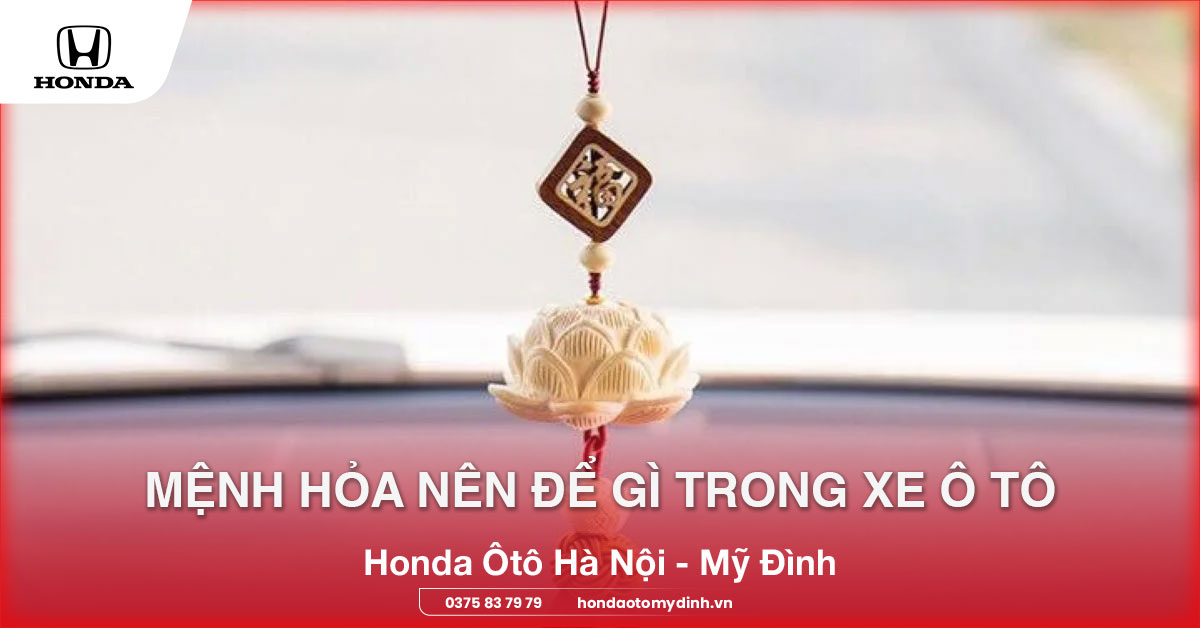 mệnh Hỏa nên để gì trong xe ô tô