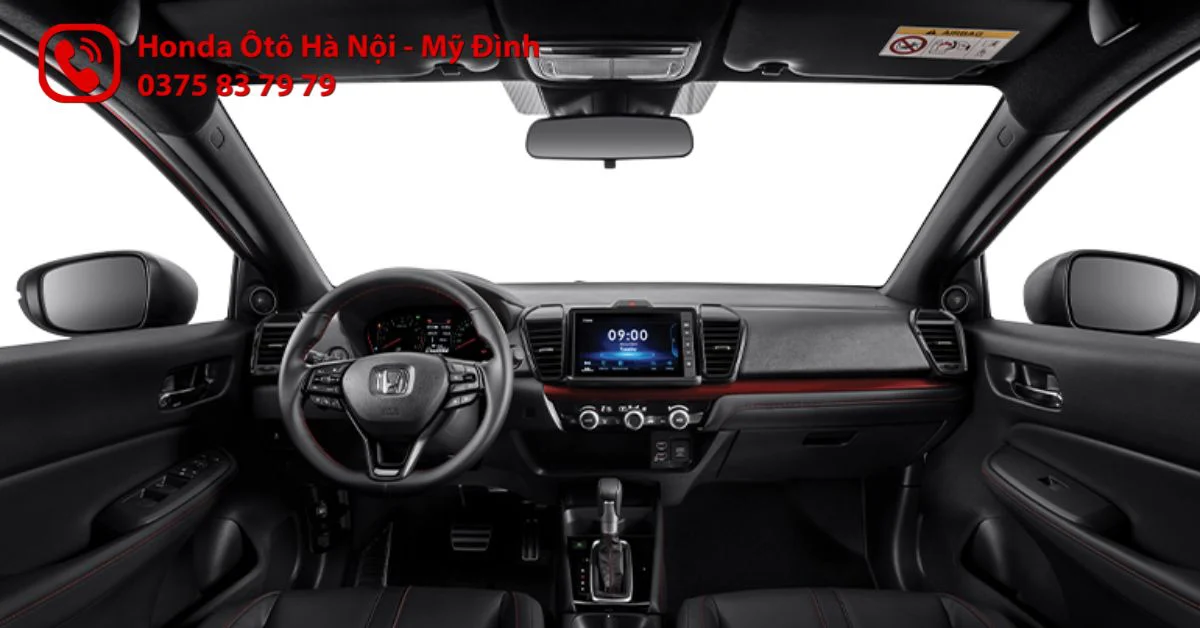 Nội thất Honda City RS rộng rãi và được trang bị tiện nghi hiện đại