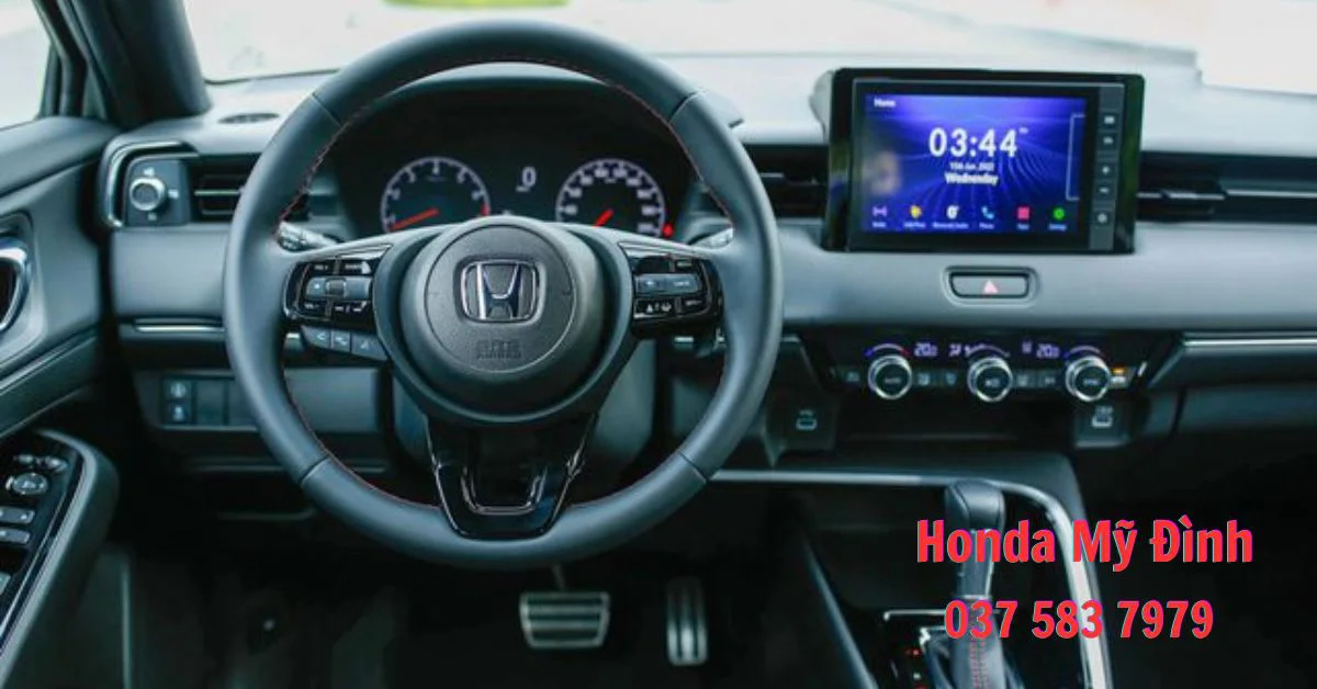 Trên vô lăng xe Honda HR –V L có tích hợp nhiều nút điều khiển hiện đại (Ảnh: Sưu tầm Internet)