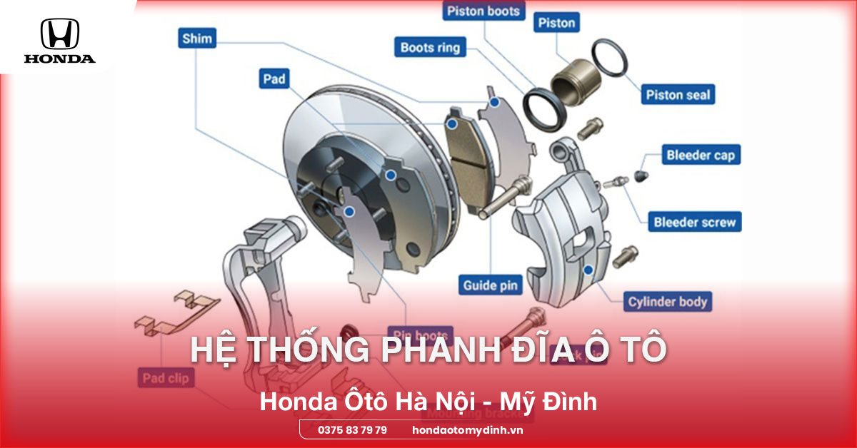 Hệ thống phanh đĩa ô tô