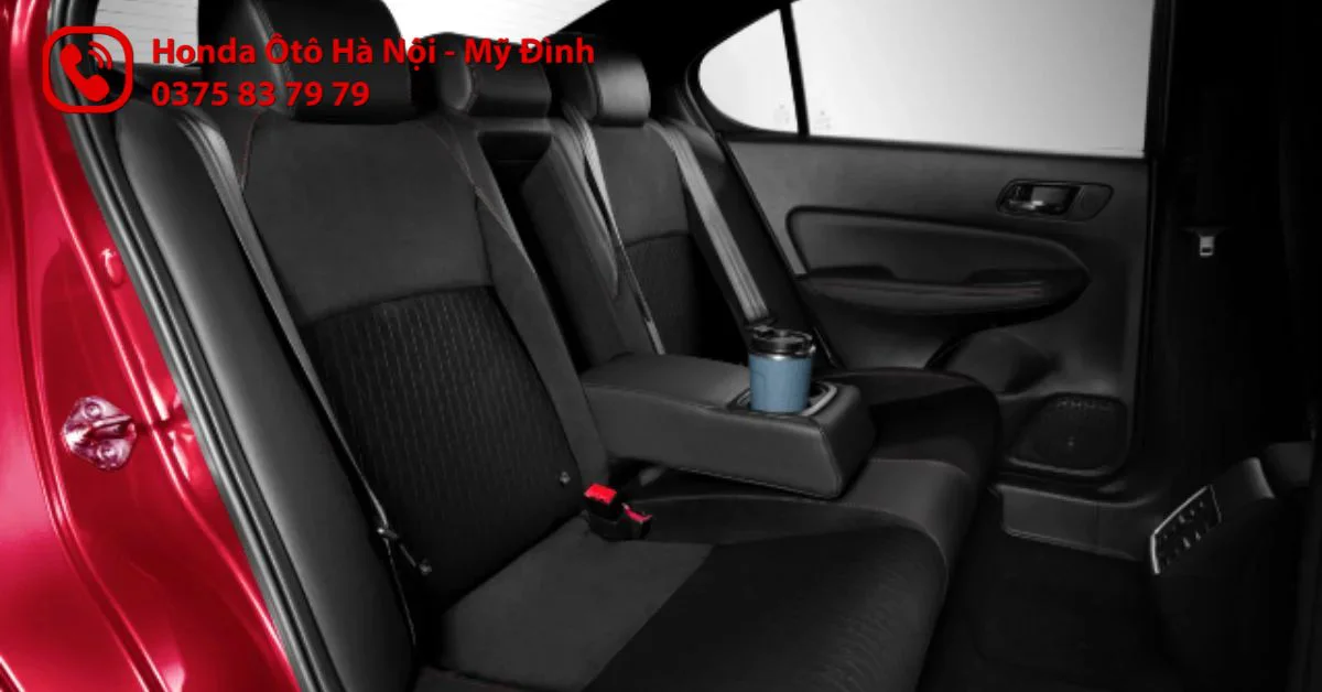 Hàng ghế sau xe Honda City RS 2023