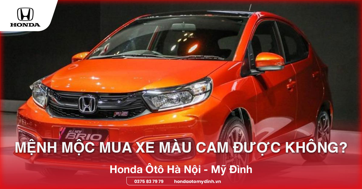 Mệnh Mộc mua xe màu cam được không?