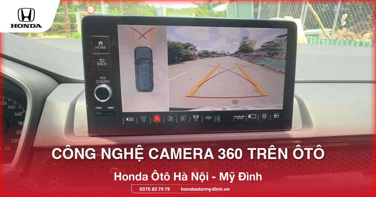 công nghệ Camera 360 trên ôtô