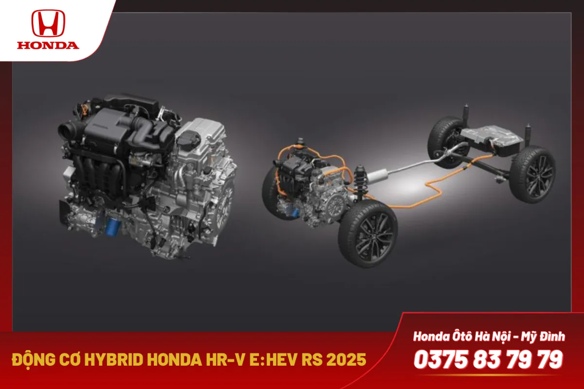 Hệ thống Hybrid e:HEV 1.5L tiên tiến, tiết kiệm nhiên liệu vượt trội (bản RS). Kết hợp động cơ xăng và mô-tơ điện cho khả năng tăng tốc tức thời (RS). Hộp số E-CVT được thiết kế đặc biệt cho hệ thống Hybrid e:HEV (bản RS). Đảm bảo sự liền mạch và hiệu quả trong quá trình vận hành của bản Hybrid.