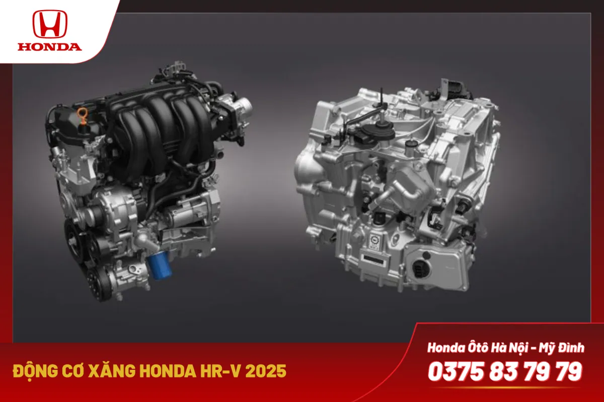 Động cơ xăng 1.5L DOHC i-VTEC mạnh mẽ, bền bỉ (bản G, L). Cân bằng tốt giữa hiệu suất vận hành và khả năng tiết kiệm nhiên liệu. Hộp số vô cấp CVT mang lại trải nghiệm vận hành mượt mà (bản G, L). Giúp xe chuyển số êm ái, tối ưu hóa vòng tua máy.