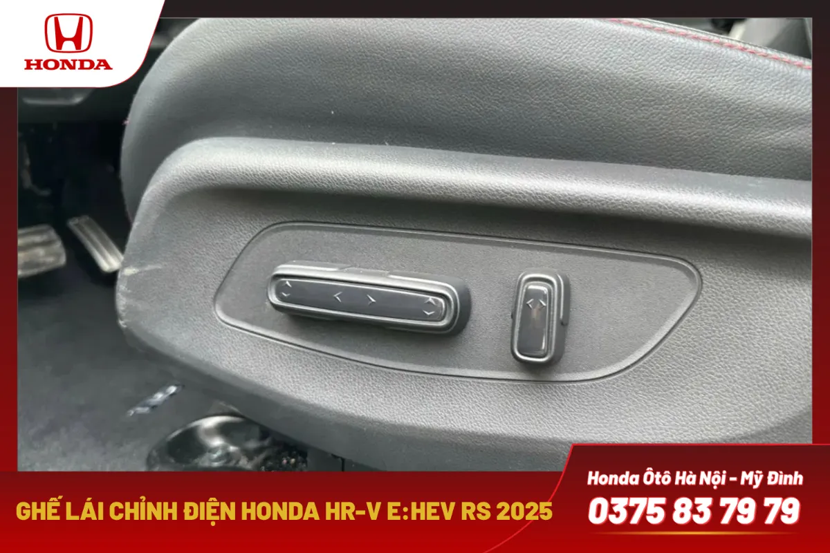 Ghế lái chỉnh điện 8 hướng mang lại sự tiện nghi tối đa (bản RS). Dễ dàng điều chỉnh tư thế lái hoàn hảo chỉ với vài thao tác đơn giản (RS).