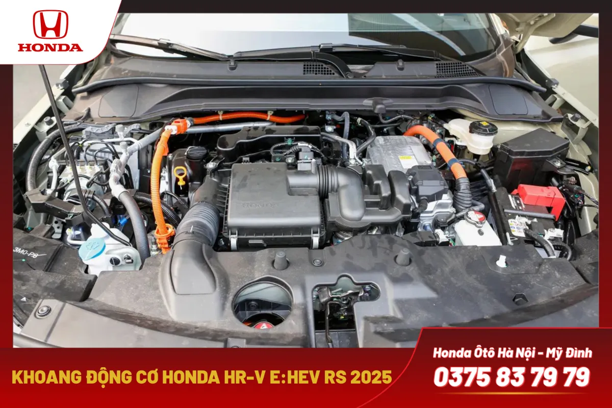 Khoang động cơ được bố trí khoa học, tối ưu không gian. Dễ dàng tiếp cận và kiểm tra các bộ phận chính.