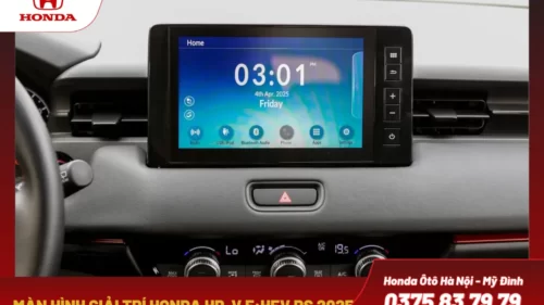 Màn hình giải trí cảm ứng 8 inch tiêu chuẩn, giao diện trực quan. Hỗ trợ đầy đủ kết nối Apple CarPlay, Android Auto và Bluetooth.