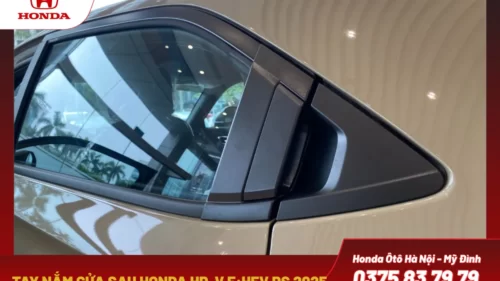 Tay nắm cửa sau ẩn trên kính