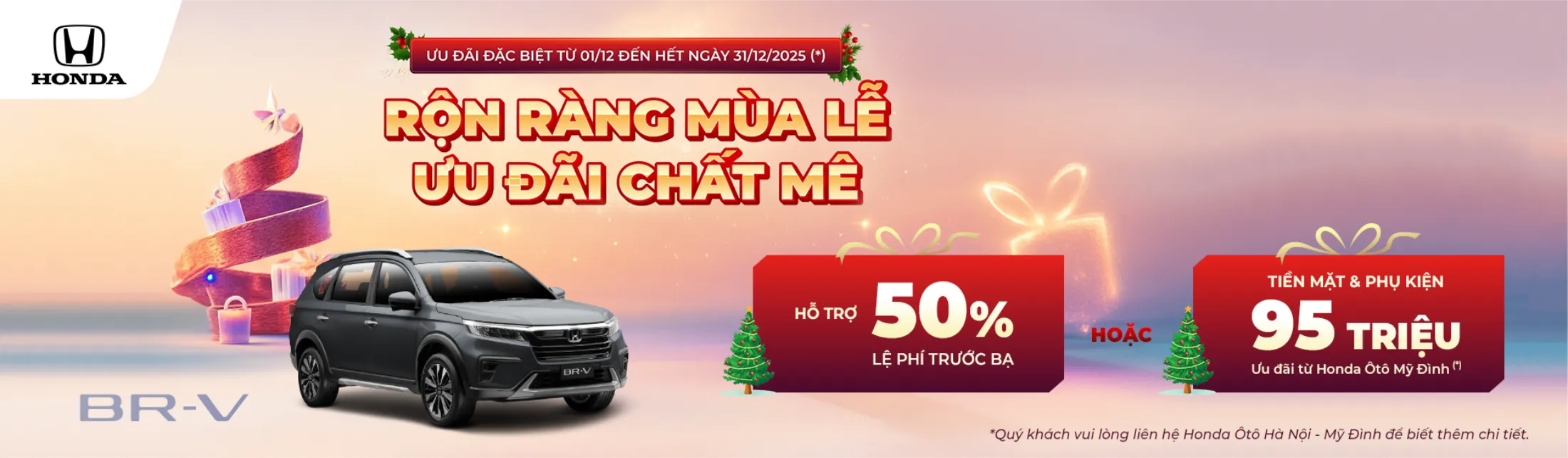 Ưu đãi Honda BR-V tháng 12/2025