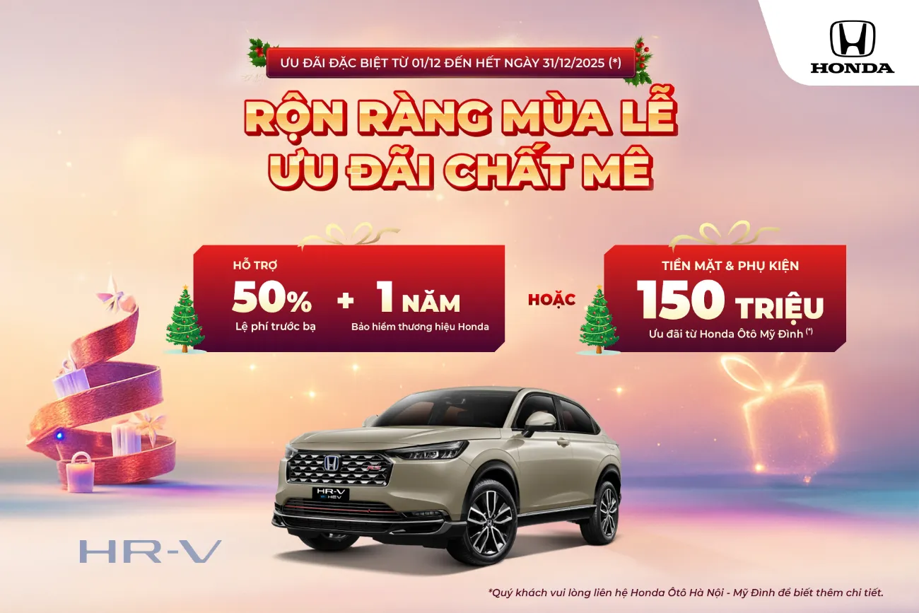 Ưu đãi Honda HR-V tháng 12/2025