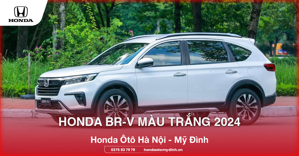 Honda BR-V màu trắng