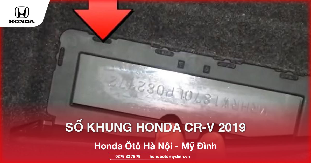 Số khung Honda CR-V 2019