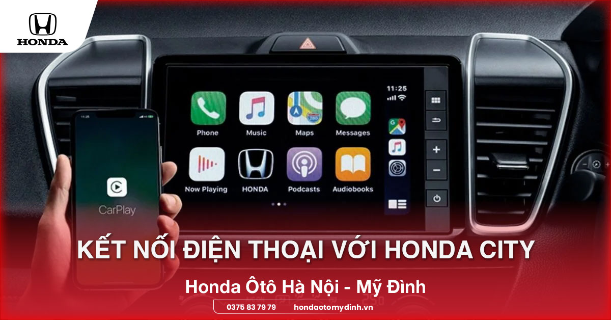 Kết nối điện thoại với Honda City