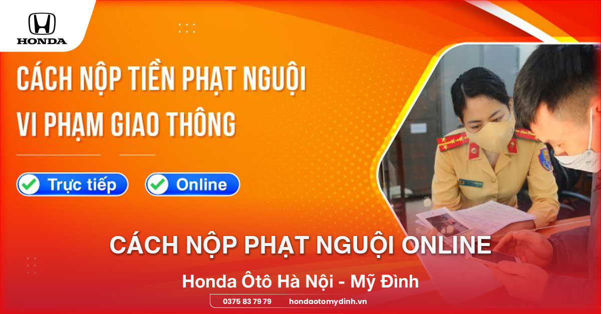 Cách nộp phạt nguội online