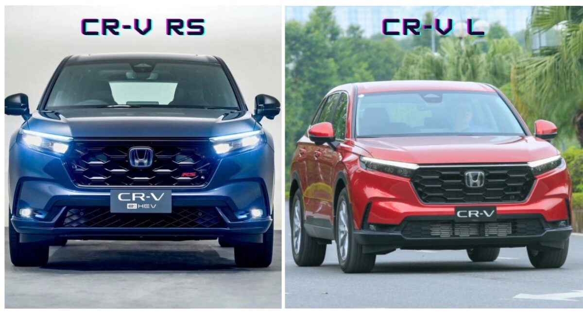 Honda CR-V L và RS: Bản tiêu chuẩn và bản thể thao - Đâu mới là chân ái?