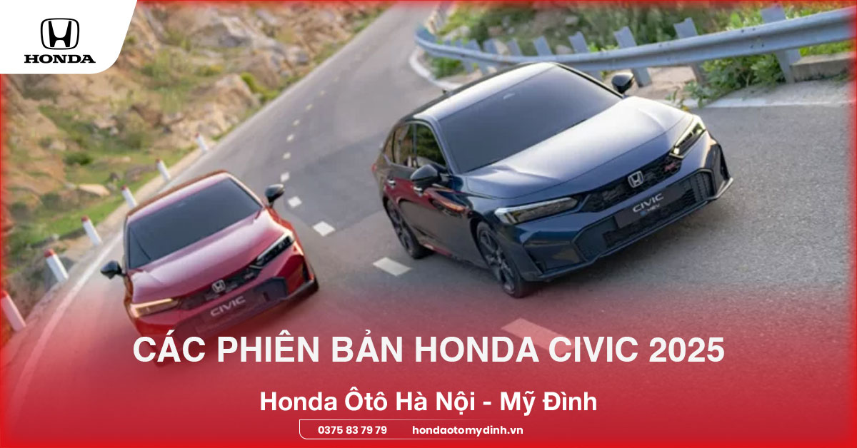 Các phiên bản Honda Civic 2025