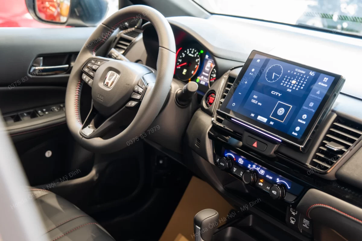 Nội thất Honda City hiện đại, tiện nghi