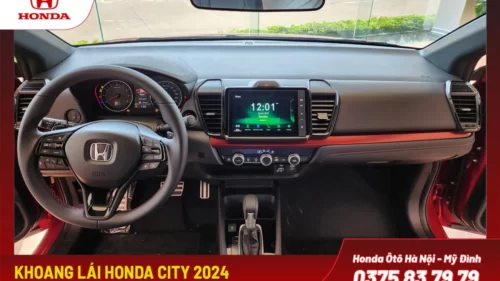 Khoang lái Honda City 2024