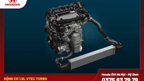 Động cơ 1.5L VTEC TURBO vận hành mạnh mẽ và tăng tốc nhanh như động cơ 2.4L, đồng thời vẫn tiết kiệm nhiên liệu hiệu quả như động cơ 1.5L thông thường.