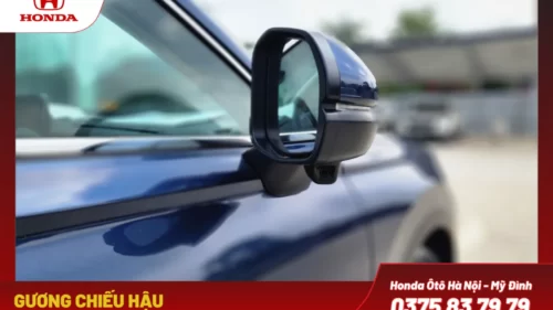 Gương chiếu hậu cùng màu thân xe, chỉnh và gập điện tự động tích hợp đèn báo rẽ LED tiện ích.