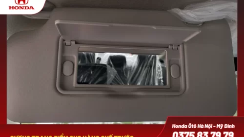 Gương trang điểm cho hàng ghế trước, thích hợp cho chị em chỉnh trang và makeup.