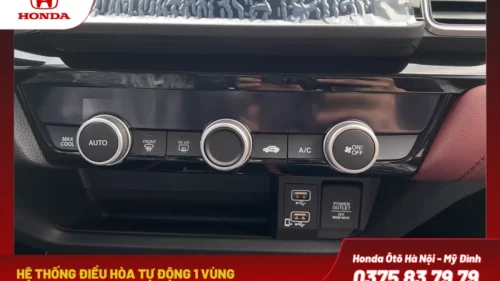 Hệ thống điều hòa tự động 1 vùng, giúp duy trì nhiệt độ lý tưởng, giữ cho không gian xe luôn thoải mái.