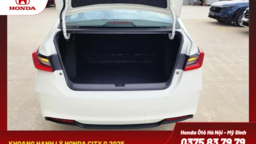 Khoang hành lý được thiết kế rộng rãi, đủ sức chứa cho hành lý của cả gia đình trong những chuyến đi dài.