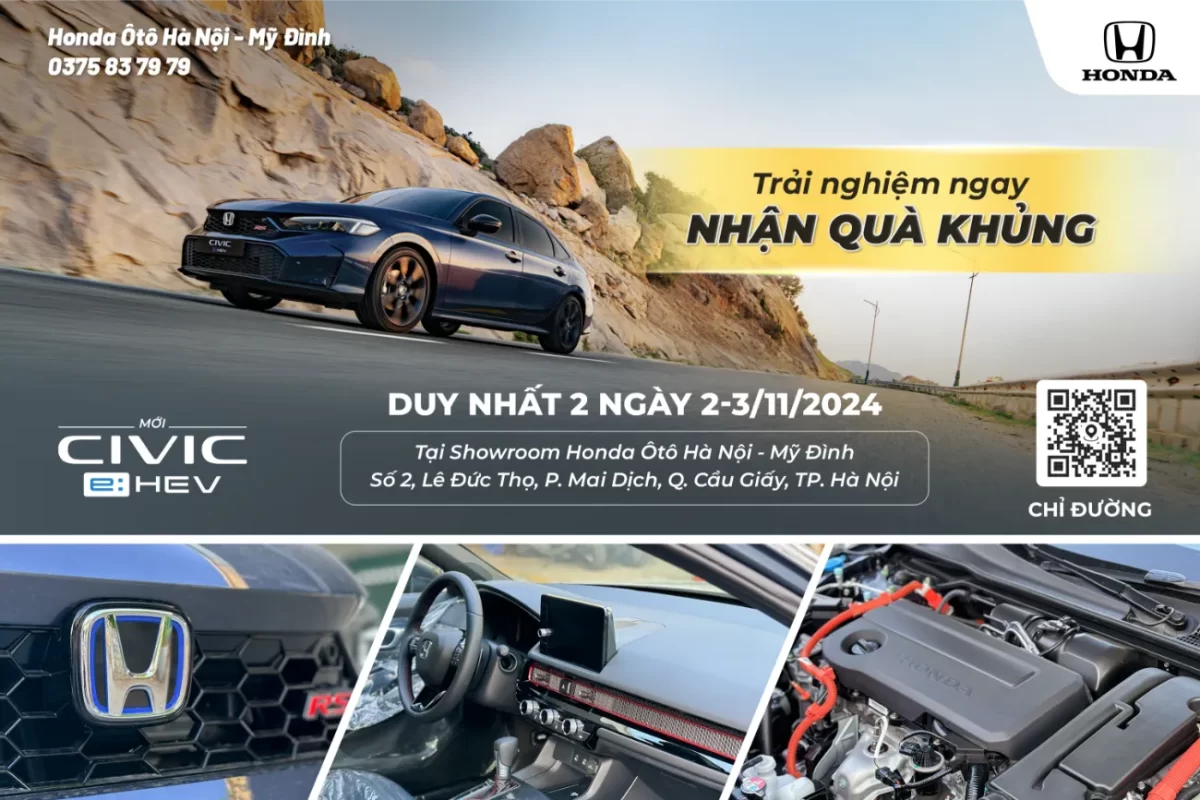 Sự kiện trải nghiệm Honda Civic 2025 tại Honda Ô Tô Mỹ Đình