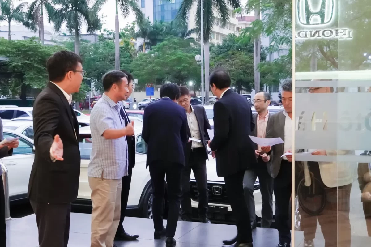 Honda Oto Mỹ Đình vinh dự đón đoàn chủ tịch cấp cao Honda Motor Mỹ Đình