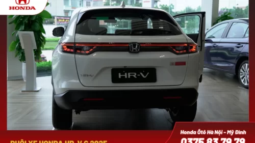 Đuôi xe: Dải đèn hậu LED kéo ngang nổi bật, camera lùi hỗ trợ quan sát dễ dàng khi lùi xe.