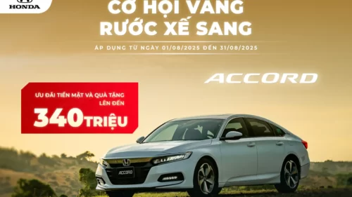 Honda Mỹ Đình ưu đãi Honda Accord tháng 8/2025
