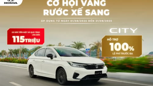 Honda Mỹ Đình ưu đãi Honda City tháng 8/2025