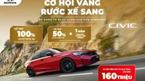 Honda Mỹ Đình ưu đãi Honda Civic tháng 8/2025