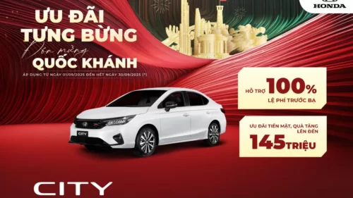 Ưu đãi Honda City tháng 9/2025