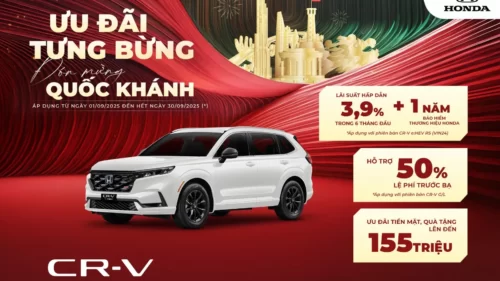 Ưu đãi Honda CR-V tháng 9/2025