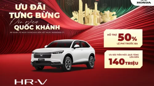 Ưu đãi Honda HR-V tháng 9/2025