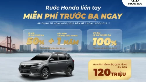 Ưu đãi Honda BR-V tháng 10/2025
