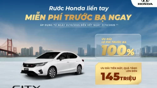 Ưu đãi Honda City tháng 10/2025