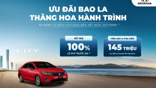 Ưu đãi Honda City tháng 11/2025