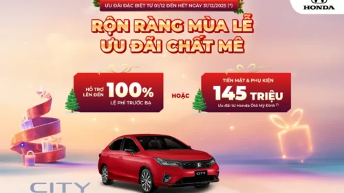 Ưu đãi Honda City tháng 12/2025