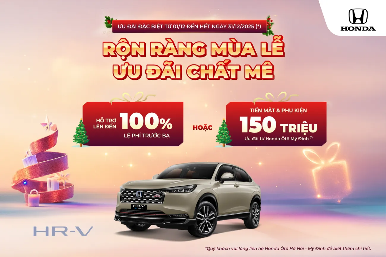 Ưu đãi Honda HR-V tháng 12/2025