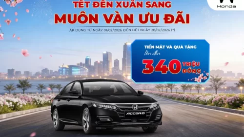 Ưu đãi Honda Accord tháng 2/2026