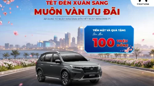 Ưu đãi Honda BR-V tháng 2/2026