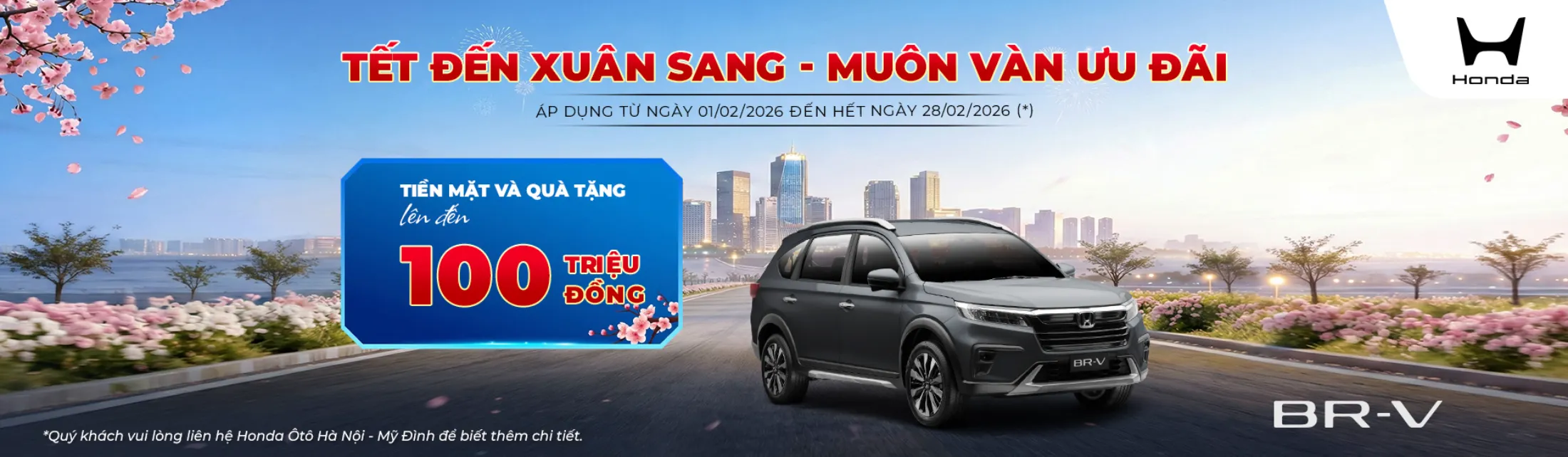 Ưu đãi Honda BR-V tháng 2/2026